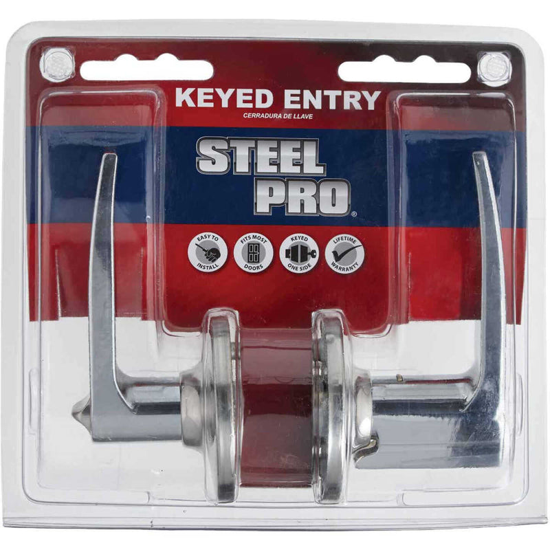 STEEL PRO STRAIGHT ENTRY DOOR LEVER