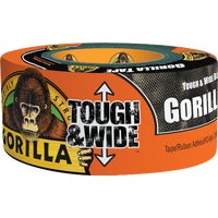 GORILLA 2.88 In. x 25 Yd. TOUGH & WIDE HEAVY-DUTY DUCT TAPE, BLACK