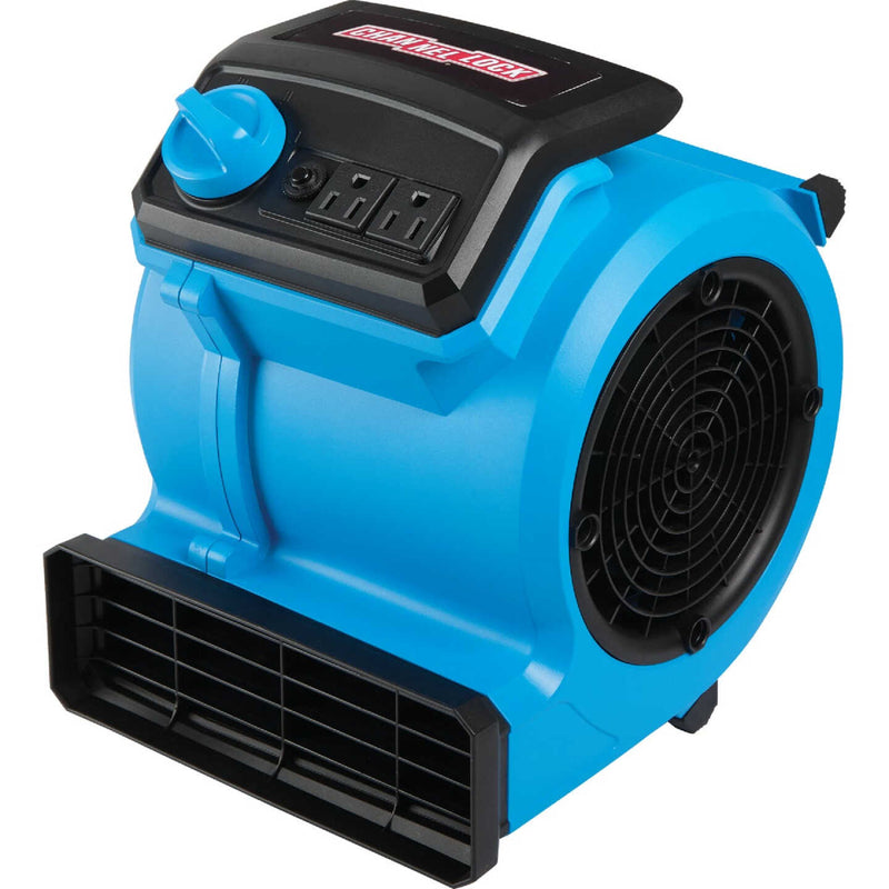 CHANNELLOCK 3-SPEED 3-POSITION 550CFM AIR MOVER BLOWER FAN