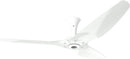 HAIKU INDOOR CEILING FAN: 60", ALUMINUM WHITE, LOW PROFILE MOUNT: WHITE
