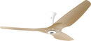 HAIKU INDOOR CEILING FAN: 60", CARAMEL BAMBOO, LOW PROFILE MOUNT: WHITE