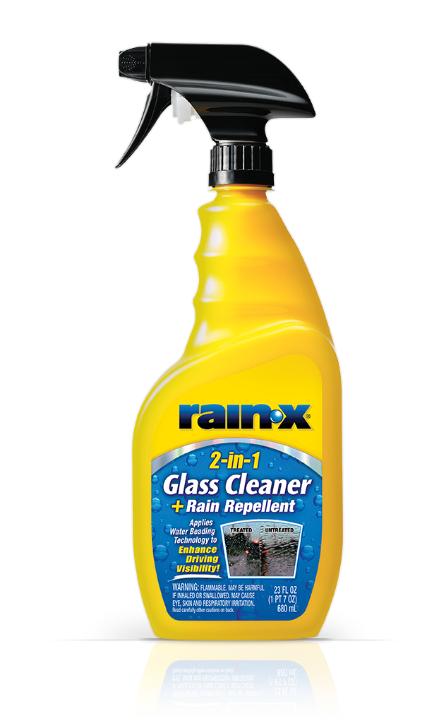 RAIN-X 2-N-1 GLASS CLEANER WITH RAIN REPELLENT TRIGGER 23oz