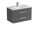 ACUARIO CABINET 120CM GLOSS GREY WITH DOUBLE ONIX TOP