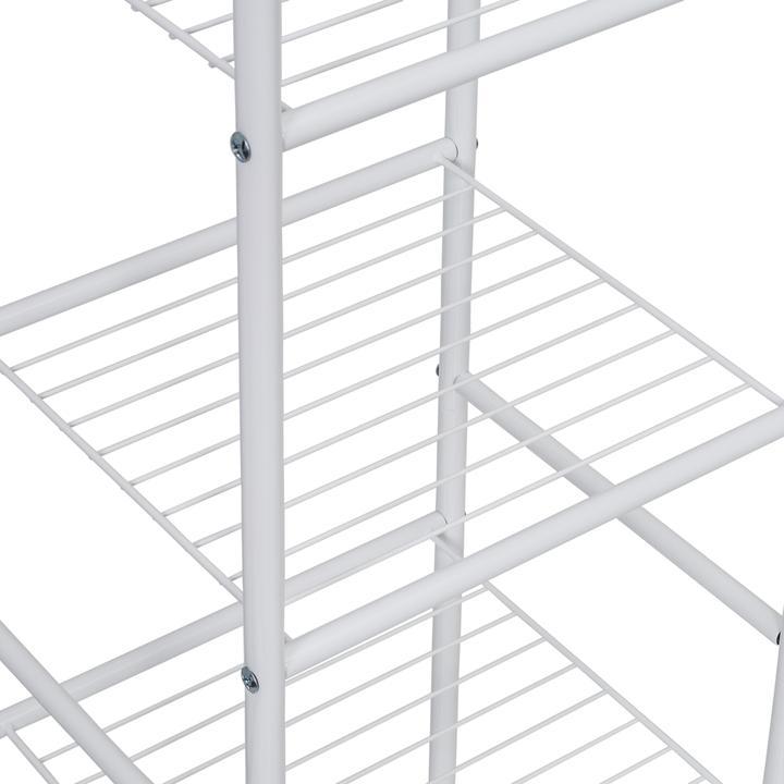 6 TIER METAL TOWER, WHITE