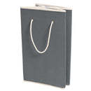 LARGE RESIN SQUARE HAMPER GREY