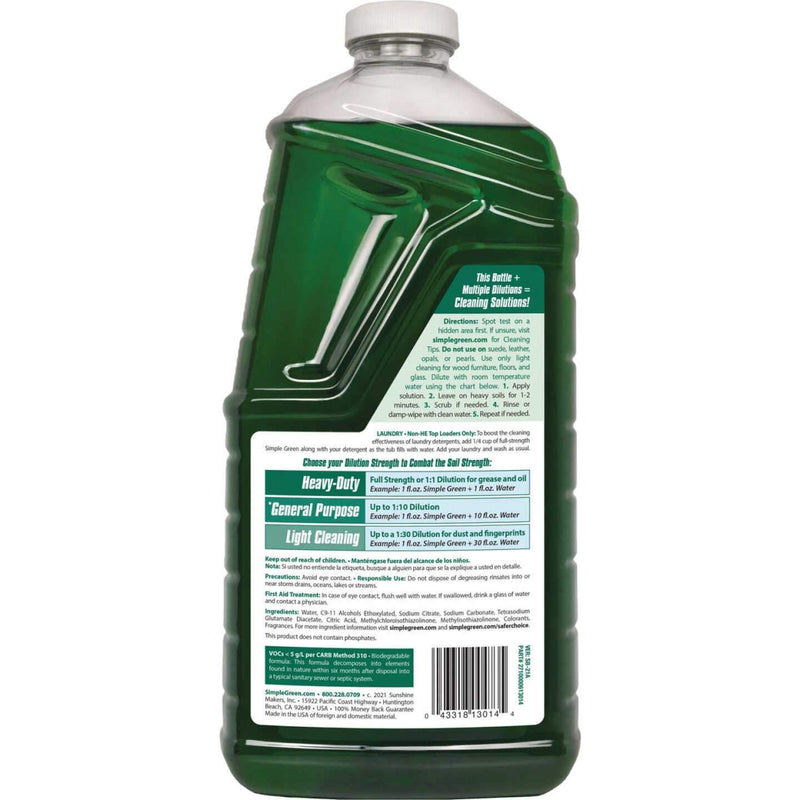 SIMPLE GREEN 67OZ LIQUID CONCENTRATE ALL-PURPOSE CLEANER & DEGREASER