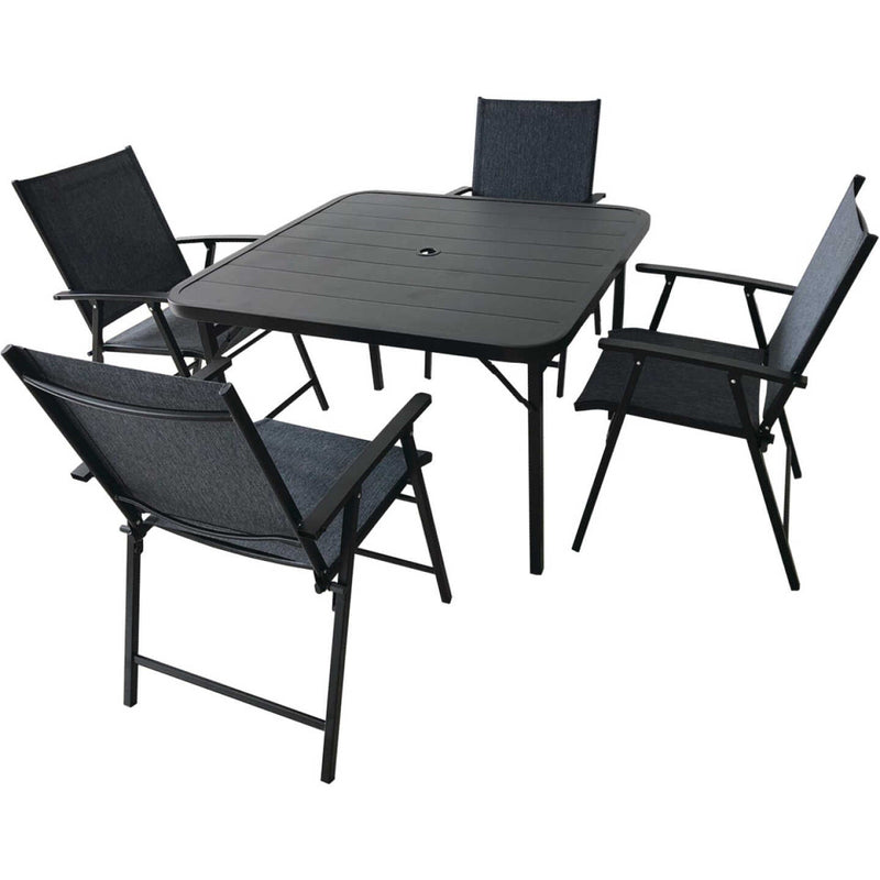 Outdoor Expressions Fairview 5-Piece Foldable Dining Set