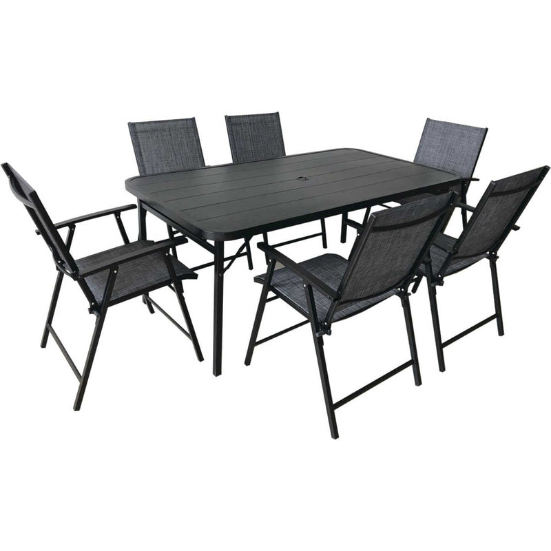 Outdoor Expressions Fairview 7-Piece Foldable Dining Set