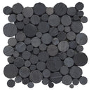 PORCELANOSA PARADISE ROUND STONE NEGRO