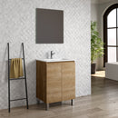 VIGO CABINET 120CM NATURAL OAK WITH DOUBLE ONIX TOP